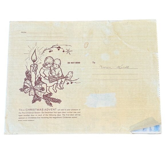 5 Vintage Advent Calendars from West Germany - Picture 3 of 14